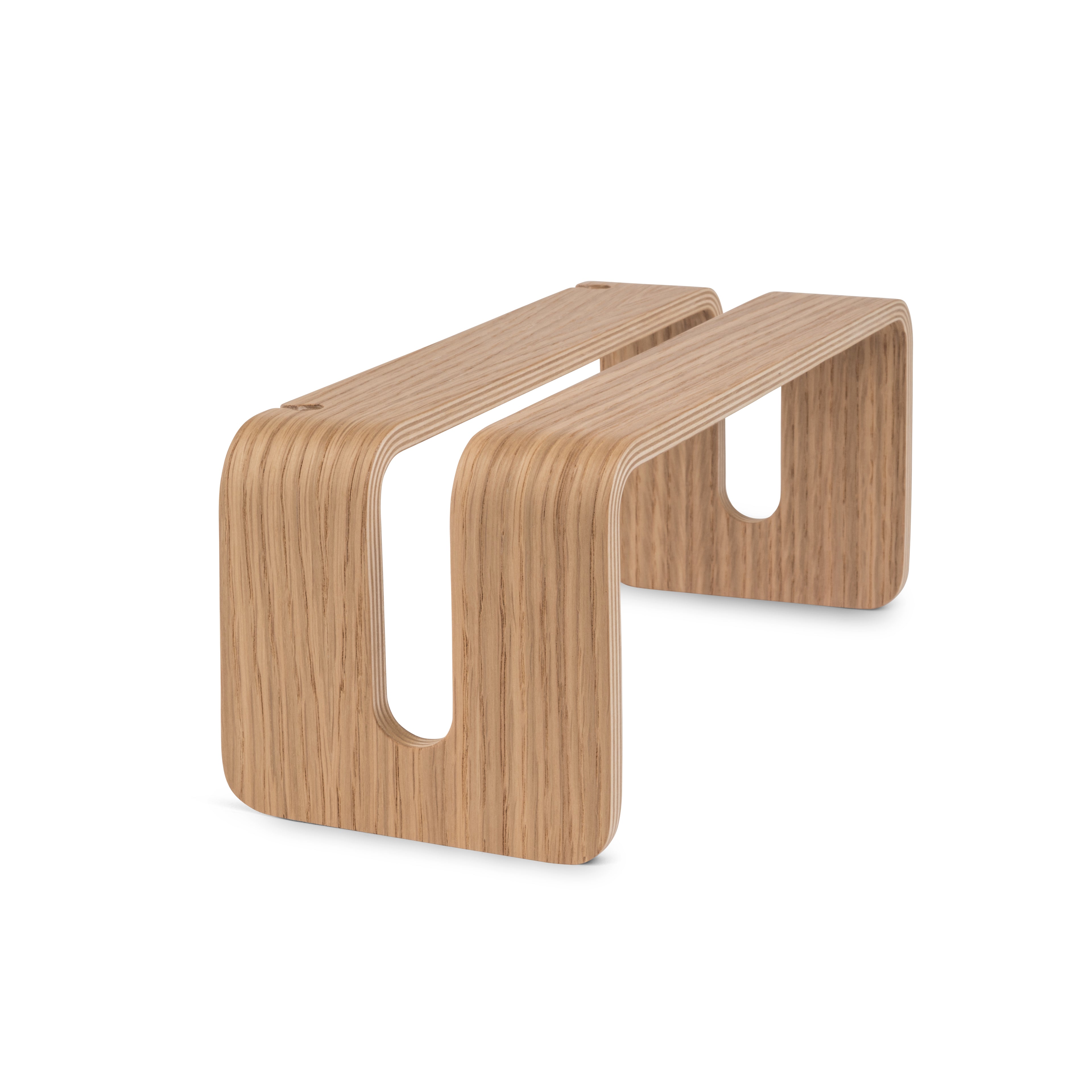 Vertical MacBook Stand in wood
